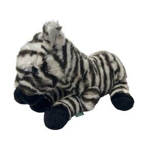 2006 Kohls Cares Animal Planet Zebra Black White Plush Stuffed Animal 14"